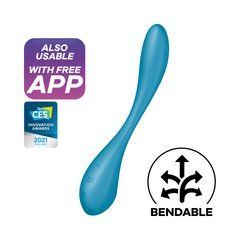 Універсальний смарт-вібратор Satisfyer G-Spot Flex 5+ Petrol 105748 фото