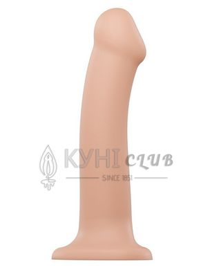 Насадка для страпону Strap-On-Me Dual Density Dildo Flesh L, діаметр 3,7 см, двошарова, гнучкий 101941 фото