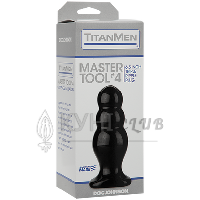 Анальный стимулятор Doc Johnson Titanmen Tools - Master, диаметр 6,6см 109363 фото