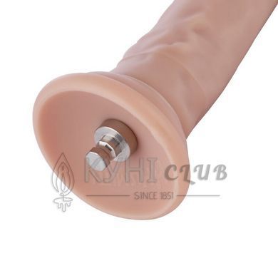 Реалістичний фалоімітатор для секс-машин Hismith 7.5&Prime; Flexible Silicone Dildo, система KlicLok 104185 фото