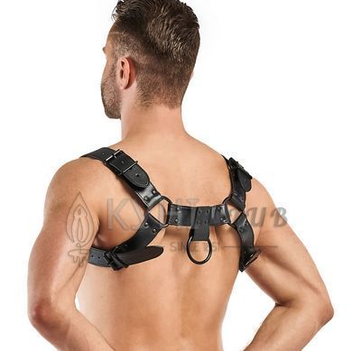 Портупея на плечі Bedroom Fantasies: Bruno Bondage Harness, чорна 106840 фото