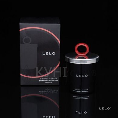 Масажна свічка LELO Massage Candle Black Pepper & Pomegranate, соєвий віск, 36 годин горіння 106093 фото
