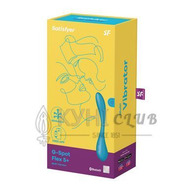 Універсальний смарт-вібратор Satisfyer G-Spot Flex 5+ Petrol 105748 фото