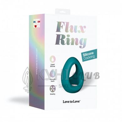 Кільце ерекційне подвійне Love To Love FLUX RING - TEAL ME 103003 фото