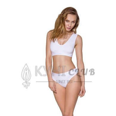 Спортивный топ из эластичного хлопка Passion PS005 TOP white, size L 102222 фото