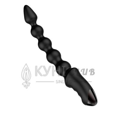 Анальний вібратор-намисто Nexus BENDZ Bendable Vibrator Probe Edition, Чорний 104611 фото