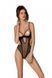 Эротическое боди Passion MARINA BODY, L/XL, black, с открытыми чашками 107724 фото 1