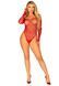 Сітчасте боді зі стразами Leg Avenue Crystalized fishnet bodysuit Red One Size 107158 фото 3