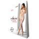 Сітчастий бодістокінг з відкритим животом Passion BS081 white 102592 фото 5