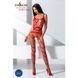 Бодістокінг Passion BS058 red, комбінезон, дуже повітряний 100743 фото 2