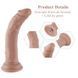 Реалістичний фалоімітатор для секс-машин Hismith 7.5&Prime; Flexible Silicone Dildo, система KlicLok 104185 фото 2