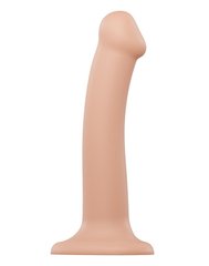 Насадка для страпона Strap-On-Me Dual Density Dildo Flesh M, диаметр 3,3см, двухслойная, гибкая 101940 фото