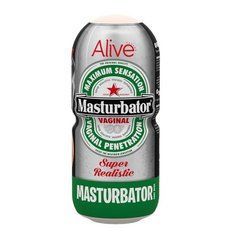 Недорогий мастурбатор-вагіна Alive Heineken Vagina у вигляді банки пива 110204 фото