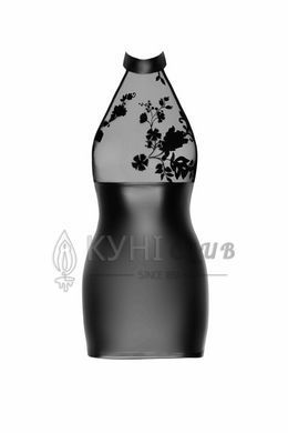 Платье Noir Handmade F311 Eros, 3XL, black, мини, юбка под латекс, верх &mdash; сетка, открытая спина 108306 фото