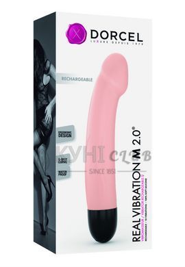 Вібратор Dorcel Real Vibration M Flesh 2.0, діаметр 3,7см, перезаряджається, для точки G 100146 фото