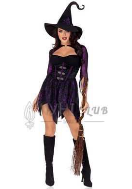 Костюм ведьмы Leg Avenue Mystical Witch L, платье, шляпа 107355 фото