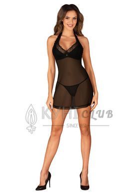 Пеньюар Obsessive Medilla chemise & thong XS/S 107073 фото
