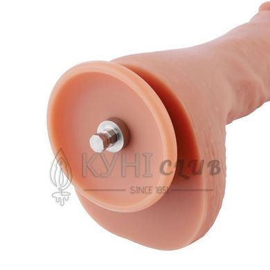 Ультрареалістичний фалоімітатор для секс-машин Hismith 8.3″ 2-layers Silicone Flesh Dildo, 2-шаровий 104186 фото