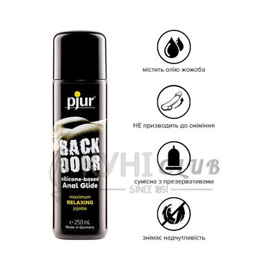 Анальна змазка pjur backdoor anal Relaxing jojoba silicone 250 мл на силіконовій основі з олією жожо 100534 фото