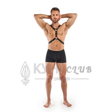 Портупея Bedroom Fantasies: Max Bondage Harness, чорна 106841 фото