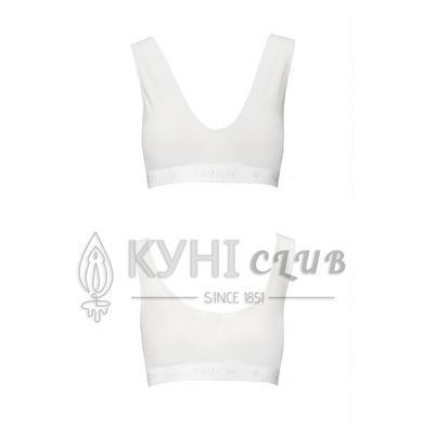 Спортивный топ из эластичного хлопка Passion PS005 TOP white, size M 102222 фото