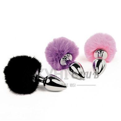 Анальная пробка FeelzToys - Bunny Tails Butt Plug Pink 102978 фото