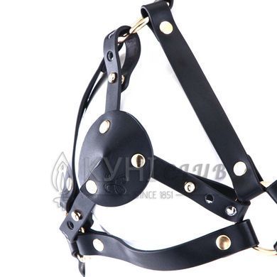 Портупея на грудь LOCKINK SEVANDA Queen Chest Harness with Removable Bra, чорна, зі знімними пестис 110032 фото