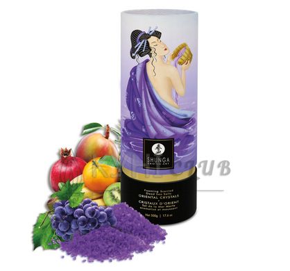 Cіль для ванни Shunga Dead Sea salt Oriental Crystals Exotic Fruits (500 г) 104861 фото