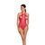 Бодистокинг с декольте Passion BS088 red, имитация корсетной шнуровки 104343 фото