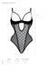 Еротичне боді Passion MARINA BODY, S/M, black, з відкритими чашками 107725 фото 5