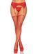 Пояс для панчіх зі стразами Leg Avenue Rhinestone Garterbelt Red One Size 107159 фото 1