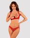 Комплект білизни Obsessive Lacelove cupless 2-pcs set XL/2XL Red, відкритий доступ, відкриті груди 106656 фото 1