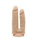 Двойной фаллоимитатор с вибрацией SilexD Double Gusto Vibro Flesh (Model 1 size 8" & 7") + LRS, диам 106174 фото 2