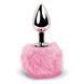 Анальная пробка FeelzToys - Bunny Tails Butt Plug Pink 102978 фото 1