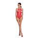 Бодистокинг с декольте Passion BS088 red, имитация корсетной шнуровки 104343 фото 3