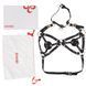 Портупея на грудь LOCKINK SEVANDA Queen Chest Harness with Removable Bra, чорна, зі знімними пестис 110032 фото 8