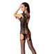 Ажурний бодістокінг з панчохами Passion BS082 black 102593 фото 2
