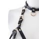 Портупея на грудь LOCKINK SEVANDA Queen Chest Harness with Removable Bra, чорна, зі знімними пестис 110032 фото 4