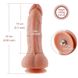 Ультрареалістичний фалоімітатор для секс-машин Hismith 8.3″ 2-layers Silicone Flesh Dildo, 2-шаровий 104186 фото 7