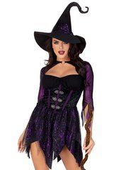 Костюм відьми Leg Avenue Mystical Witch XL, сукня, капелюх 107356 фото