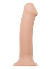 Насадка для страпону Strap-On-Me Dual Density Dildo Flesh XL, діаметр 4,5 см, двошарова, гнучка 101942 фото