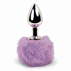 Анальна пробка FeelzToys - Bunny Tails Butt Plug Purple 102979 фото
