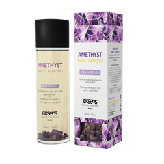 Масажна олія EXSENS Amethyst Sweet Almond (розслаблювальна, з аметистом) 100мл, натуральна 108801 фото