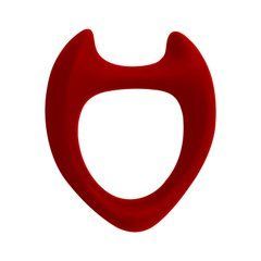 Ерекційне кільце Wooomy Toro L Red 107700 фото