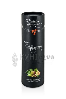 Массажное масло Plaisirs Secrets Exotic Fruits (59мл) с афродизиаками съедобное, подарочная упаковка 108725 фото