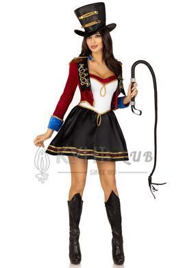 Костюм дресирувальниці Leg Avenue Ringmaster Costume M, сукня, капелюх 107211 фото