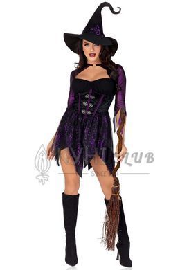 Костюм ведьмы Leg Avenue Mystical Witch XL, платье, шляпа 107356 фото