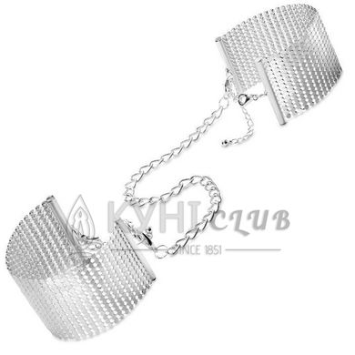 Наручники Bijoux Indiscrets Desir Metallique Handcuffs - Silver, металеві, стильні браслети 103862 фото