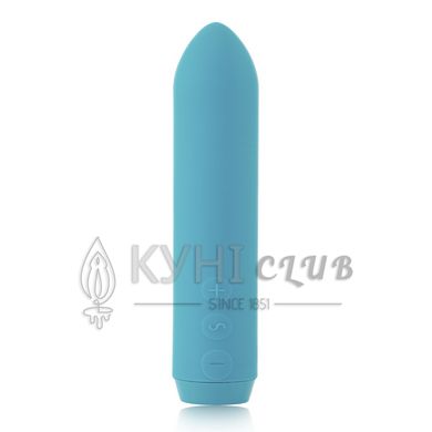 Мінівібратор Je Joue - Classic Bullet Vibrator Teal з глибокою вібрацією і фіксацією на палець 100935 фото