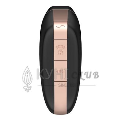 Вакуумный клиторальный стимулятор Satisfyer Love Triangle Black с управлением через интернет 101091 фото